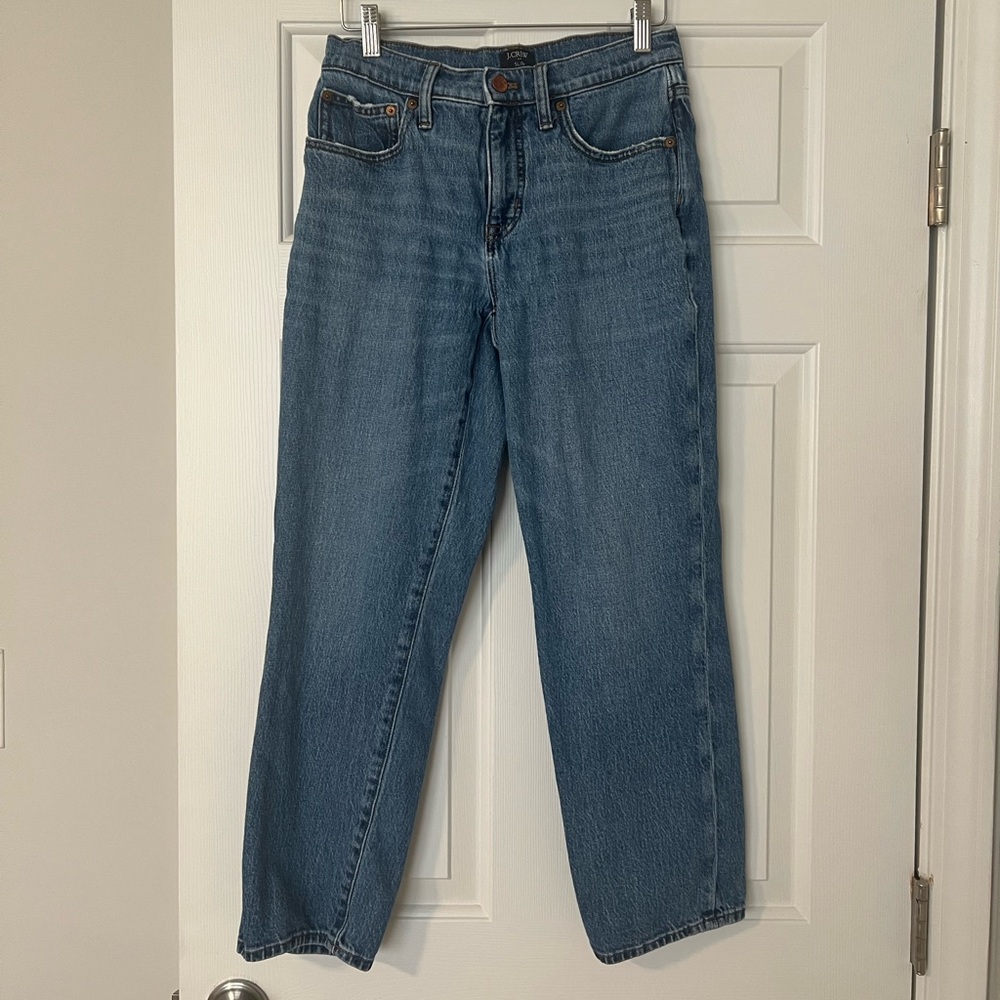 J. Crew Boyfriend Slim Mid Wash Jeans